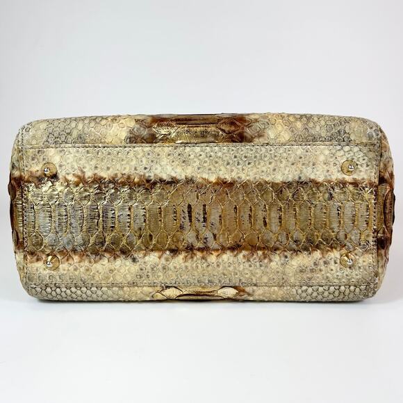 Christian Dior Metallic Snakeskin Medium Lady Dior Bag - Picture 7 of 15